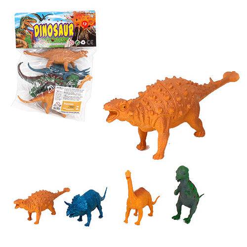 Dinossauro de Brinquedo Kit C/ 4 Wellmix