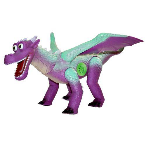 Dinossauro Dragão um Novo Amigo 49 Cm - com Som e Asas Articuladas - Adijomar