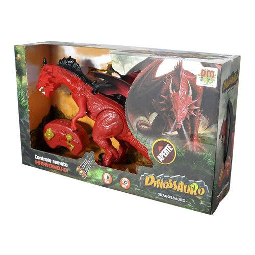 Dinossauro Dragossauro de Controle Remoto 30 Cm - Dmtoys