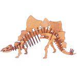 Dinossauro Estegossauro Mdf Quebra Cabeça 3d