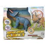 Dinossauro Robo Triceratops Eletronico com Movimento Real