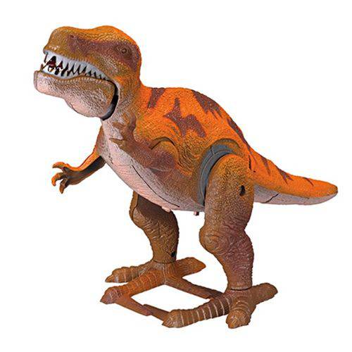 Dinossauro T-rex com Som, Luz e Movimento Brinquedo Eletrônico