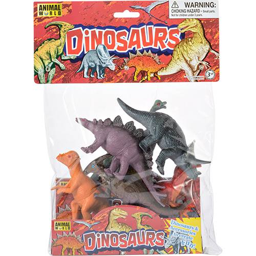 Dinossauros 6 Peças - Multikids