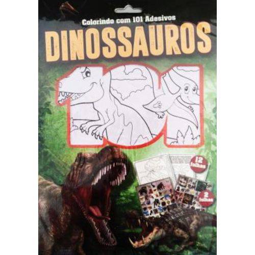 Dinossauros. Colorindo com 101 Adesivos