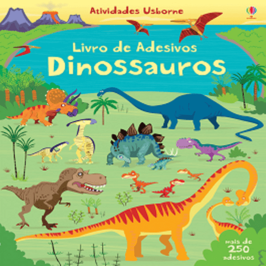 Dinossauros Livro de Adesivos - Usborne