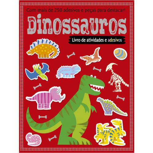Dinossauros - Livro de Atividades e Adesivos