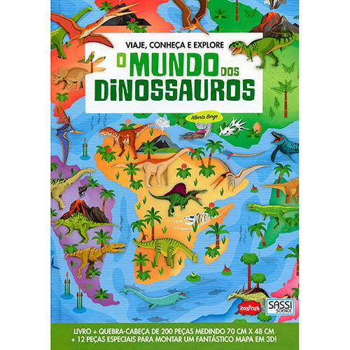 Dinossauros, o Mundo Dos; Viaje, Conheça e Explore - 1ª Ed.