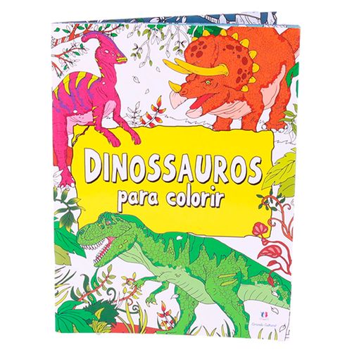 Dinossauros P/ Colorir - Coleção Crie o Final Dinossauros para Colorir