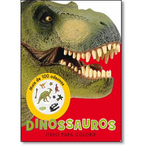 Dinossauros para Colorir: Mais de 100 Adesivos - Coleção Adesivos