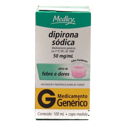 Dipirona Sodica Solução Oral 100ml