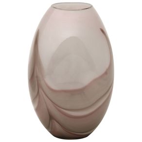 Dipy Vaso 27 Cm Vrd Quartzo Rosa/branco