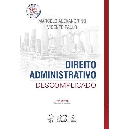 Direito Administrativo Descomplicado - Metodo - 26 Ed