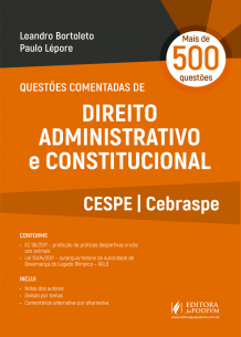 Direito Administrativo e Constitucional CESPE/Cebraspe (2018)
