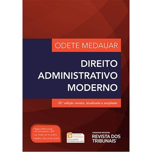 Direito Administrativo Moderno - Rt