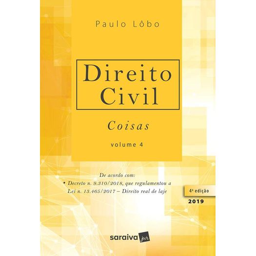 Direito Civil Coisas - Lobo - Saraiva