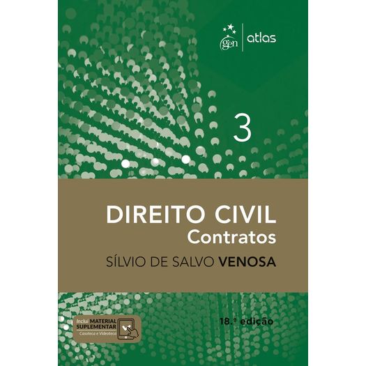 Direito Civil - Vol Iii - Venosa - Atlas - 18ed