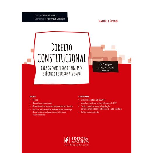Direito Constitucional - Juspodivm