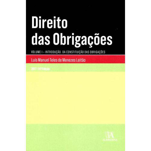 Direito das Obrigacoes - Vol.i - 2017