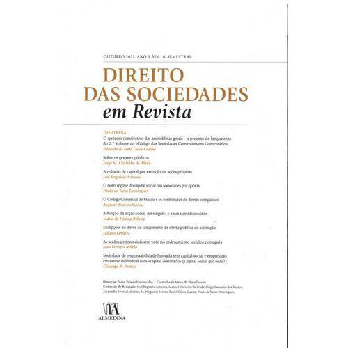 Direito das Sociedades em Revista - Ano 3 (outubro 2011 ) Volume 6