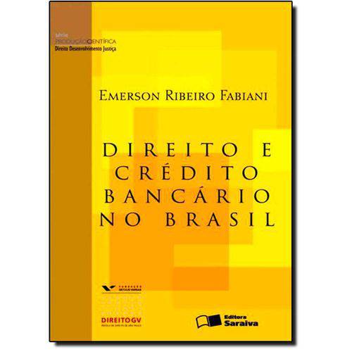 Direito e Crédito Bancário no Brasil - Série Produção Científica Direito, Desenvolvimento e Justiça