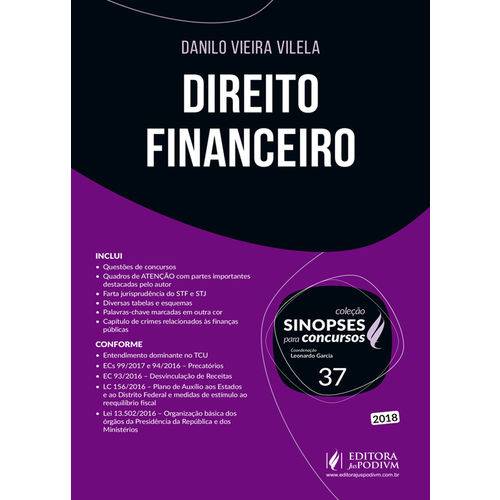 Direito Financeiro - Sinopses para Concursos Volume 37 2018
