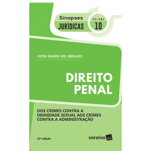 Direito Penal - Coleção Sinopses Jurídicas Volume 10 - 23ª Edição (2019)