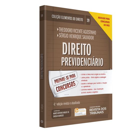 Direito Previdenciario - Vol 19 - Rt