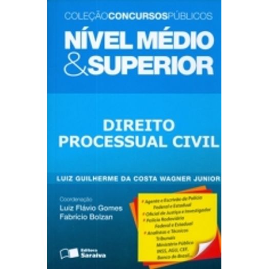 Direito Processual Civil - Nivel Medio e Superior - Saraiva
