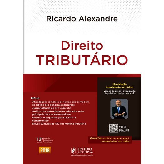 Direito Tributario - Juspodivm - 12 Ed