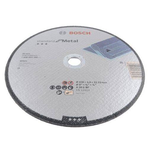 Disco de Corte 9" X 1/8" X 7/8" Metal - Bosch