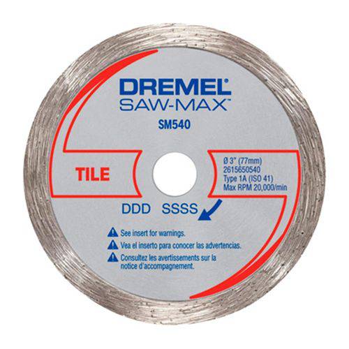 Disco de Corte Dremel Saw Max Sm540