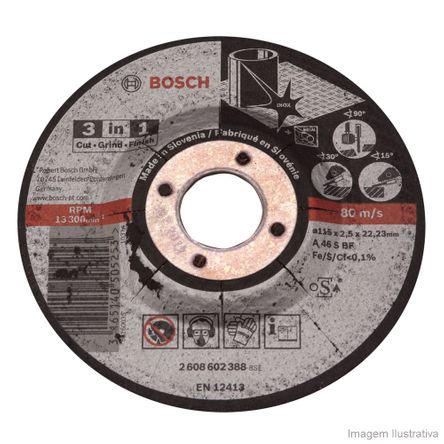 Disco de Corte para Esmerilhadeira Bosch