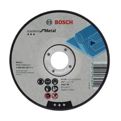 Disco de Corte Standard For Metal Grão 30 180mm BOSCH 2608603167 2608603167