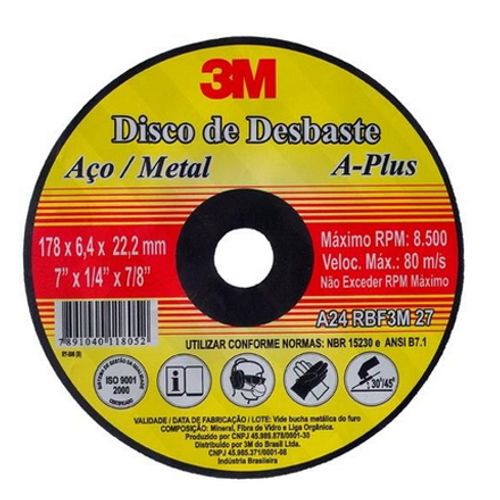Disco de Desbaste A-Plus 178X6,4X22,2