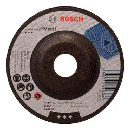 Disco de Desbaste Bosch Standard For Metal 4.1/2 Pol