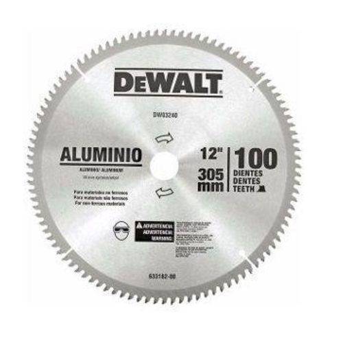 Disco de Serra para Alumínio e Madeira 12" (305mm) 100 D DeWalt DWA03240