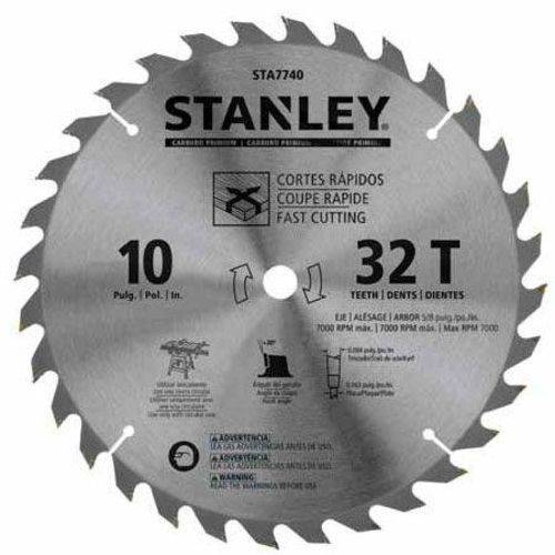 Disco de Serra para Madeira 10" (255mm) 32D Stanley STA7740