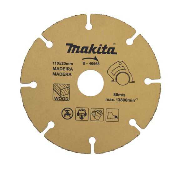 Disco de Serra para Madeira 110x20mm - B-40668 - Makita