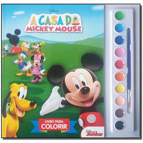 Disney - Aquarela - Casa do Mickey Mouse -nv