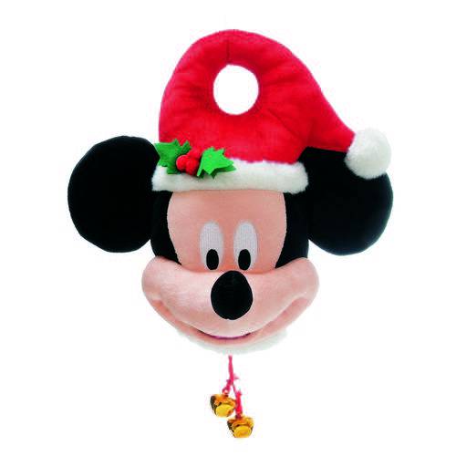 Disney Enfeite Fechadura Mickey Natal 25 X 15 Cm