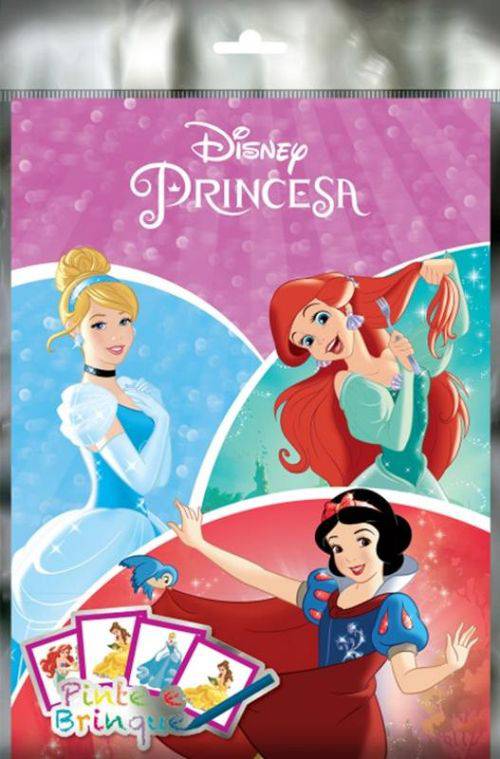 Disney Pixar - Pinte e Brinque - Princesas - Kit