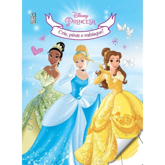 Disney Princesa - Crie Pinte e Rabisque - Coquetel