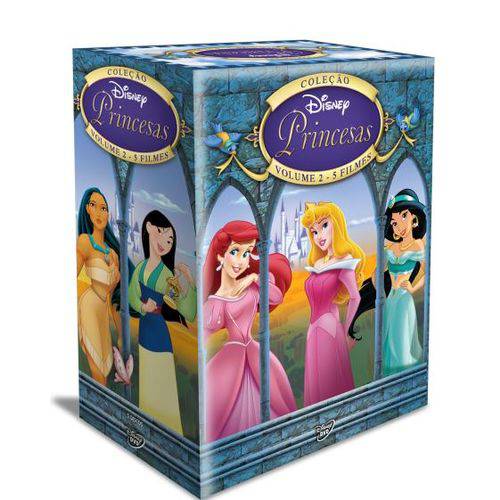 Disney Princesas - Vol. 2 - Coleção com 5 DVDs