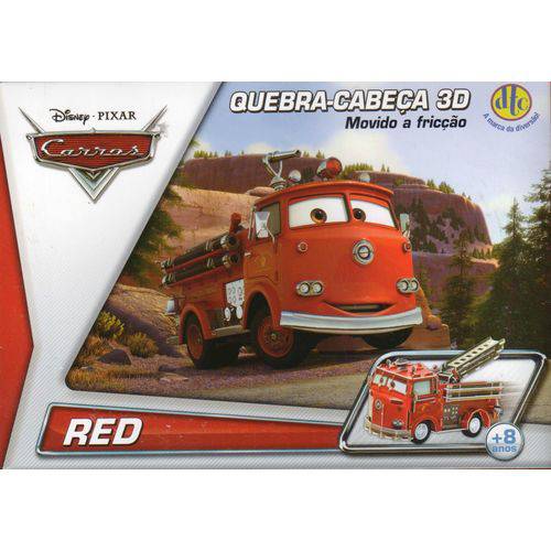 Disney Quebra Cabeça 3d Movido a Fricção Francesco + Disney Quebra Cabeça 3d Movido a Fricção Red