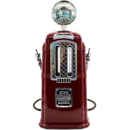 Dispenser Bebidas Duplo Bomba de Gasolina Vintage Vermelho