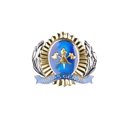 Distintivo de Metal para Quepe de Cabo e Soldado do CBMMG Único