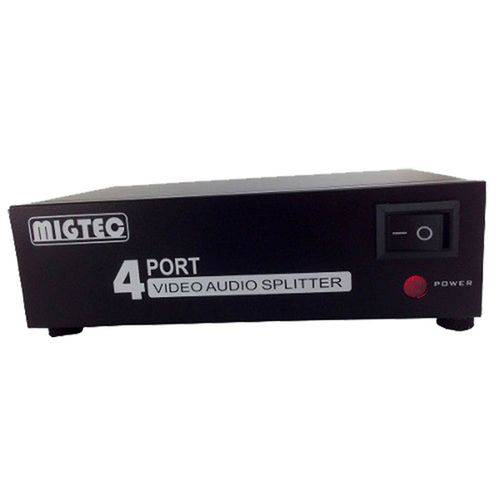 Distribuidor de Video Composto e Audio 4 Canais - MT104AV