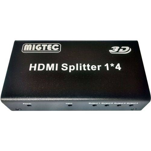 Distribuidor de Video Splitter Hdmi 1x4 3d 1080p Dk104