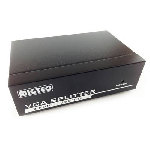 Distribuidor de Vídeo Splitter / 2 Portas - Mt3502 para Dvd, Tv, Notebook, Pc, Vídeo Game