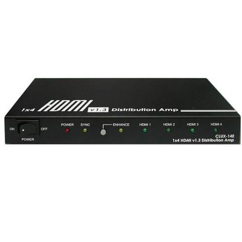 Distribuidor HDMI com 1 Entrada e 4 Saídas CLUX-14E Cypress